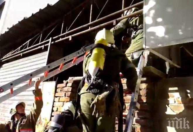 ИЗВЪНРЕДНО! Пламна пожар до хотела на бившия шеф на полицията в Пловдив