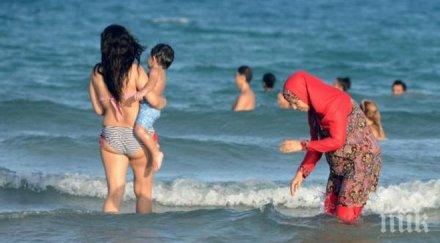 англосаксонците чудят французите буркините