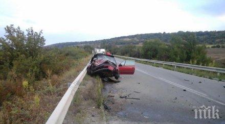 пик жестока катастрофа пътя софия видин млад мъж ранен снимки