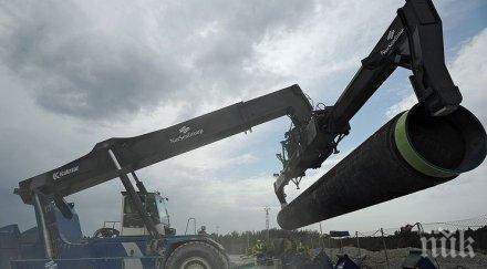 газпром продължава строи северен поток