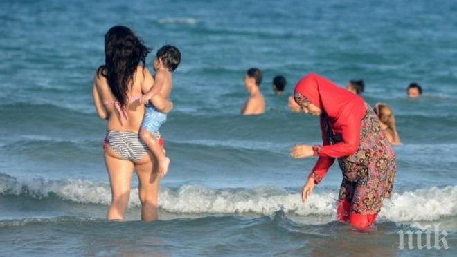 Англосаксонците се чудят на французите за буркините