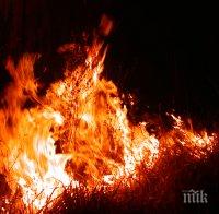 Огненият ад продължава! Нов пожар лумна край Хасково. Пътят Харманли - Маджарово е затворен