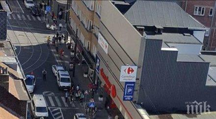 жена наръга трима автобус брюксел полицията простреля отричат тероризъм снимки