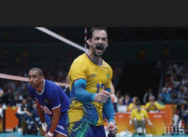 Трето олимпийско злато за бразилските волейболисти