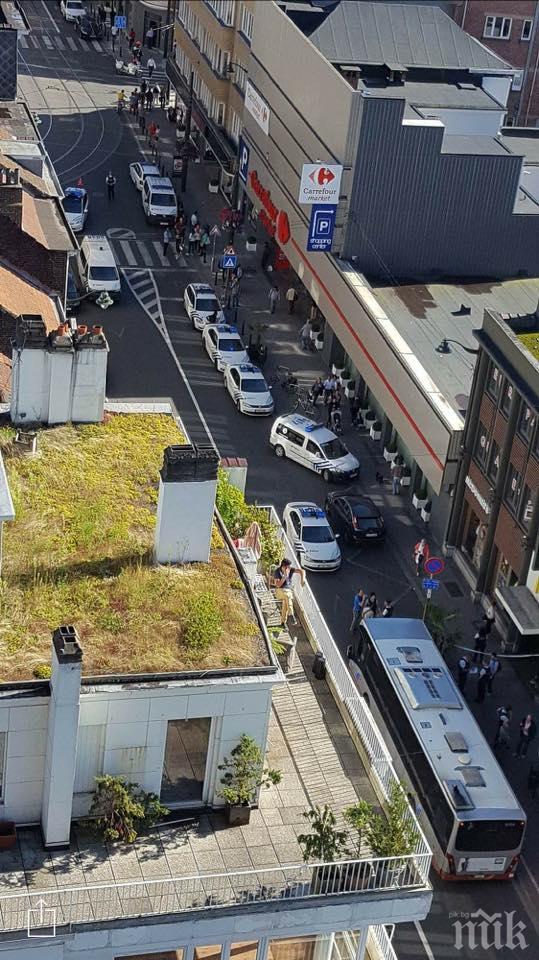 Жена наръга трима в автобус в Брюксел, полицията я простреля, отричат да е тероризъм (СНИМКИ)