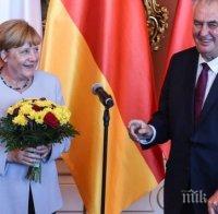 Чехия твърдо пред Меркел: Не иска да приема бежанци по квотите на ЕС!