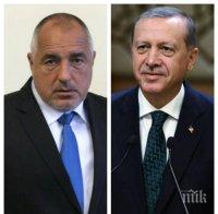 Решено! Бойко Борисов ще разговаря с Ердоган в петък на третия мост над Босфора