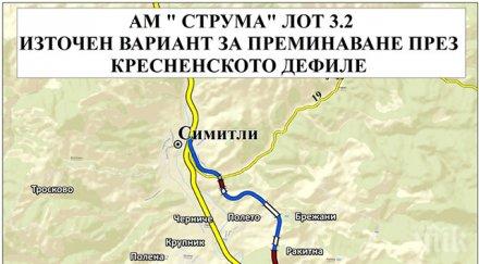 вижте последния вариант магистрала струма дефилето смъртта