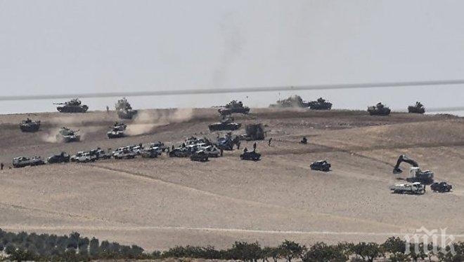 Извънредно за войната: Турските танкове влязоха в сирийския град Джараблус (ВИДЕО)