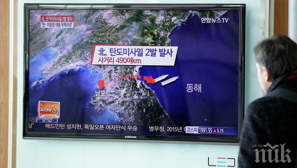 Пхенян изстреля балистична ракета от подводница