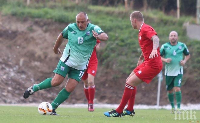 Бойко Борисов и бистришките тигри се опълчиха на ЦСКА48! Премиерът блести с гол и асистенция