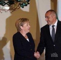 Борисов и Меркел нищят бежанската криза на днешните разговори