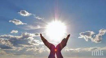 слънце западна централна българия повече облаци източна