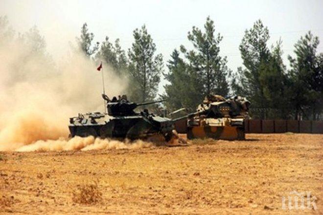 МОБИЛИЗАЦИЯ! Турция изпраща още танкове в северна Сирия