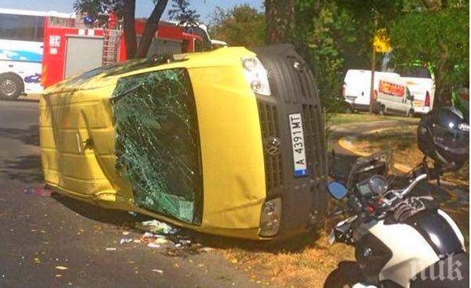 Семейство с две деца и шофьор на такси в критично състояние след зверското меле край Арбанаси (СНИМКИ)