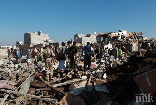 Кърваво нападение! 60 жертви след бомбена атака във военен лагер в Йемен
