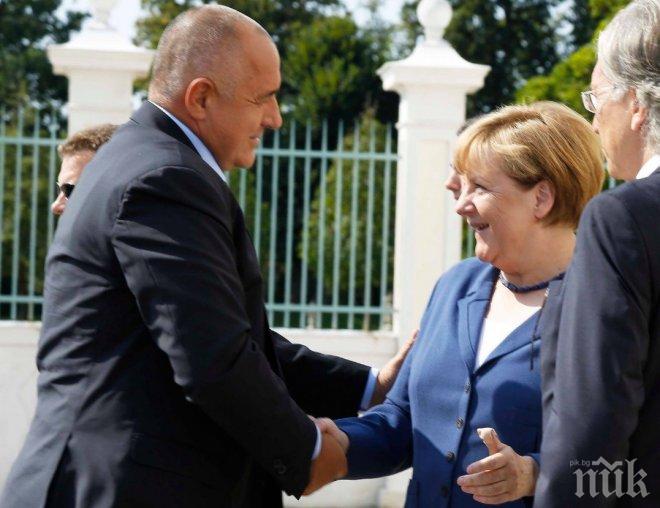 ЕКСКЛУЗИВНО В ПИК! Започна срещата на Борисов с Меркел (СНИМКИ)