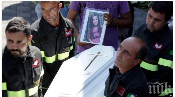 Пожарникар разплака Италия! Написа прощално писмо до загиналата 10-годишна Джулия