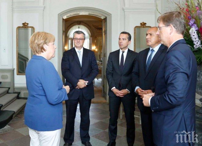 ПРОБИВ НА БОРИСОВ СЛЕД СРЕЩАТА С МЕРКЕЛ: Германия ще съдейства на България за допълнителна охрана на границите!