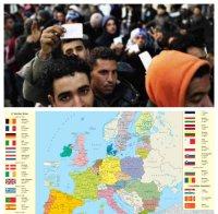 ЦУНАМИ ОТ БЕЖАНЦИ! Вижте 10-те държави, които пращат мигрантите в ЕС