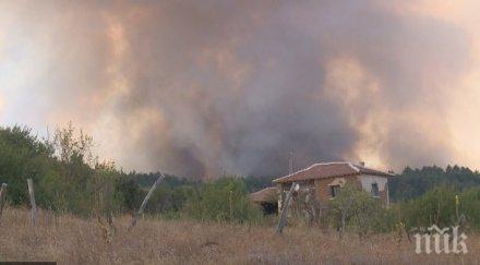 добра новина пожарът село българска поляна овладян