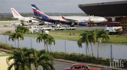 хавана пристига първият редовен пътнически полет сащ