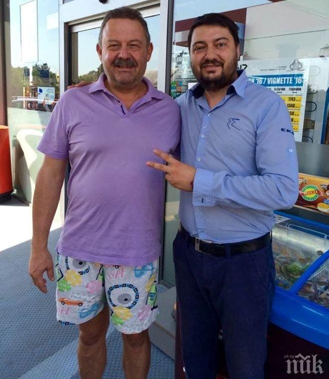 СКРЪБ! Служител на бензиностанция публикува последната СНИМКА на Митко Цонев