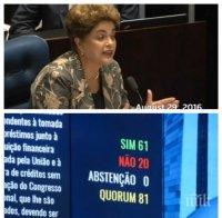 Дилма Русеф обжалва импийчмънта си пред Върховния съд на Бразилия
