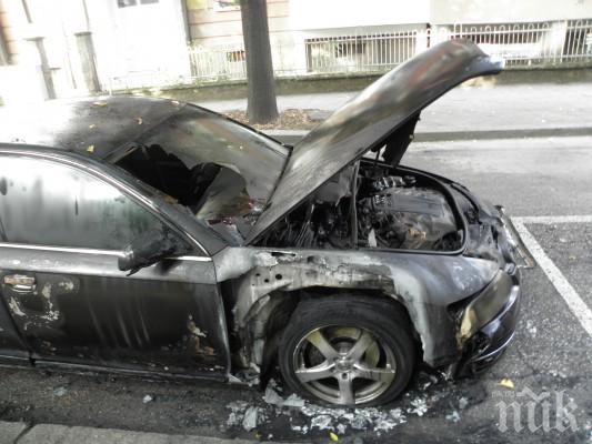 Драснаха клечката на „Ауди” във Вършец, изгоря и втора кола