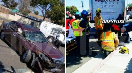 актьорът ричард драйфус помля колата калифорния