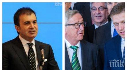 турски министър без отмяна визите съдействаме сдържане миграцията