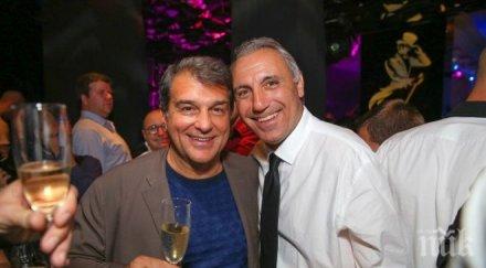 жоан лапорта стоичков герой всички фенове барселона