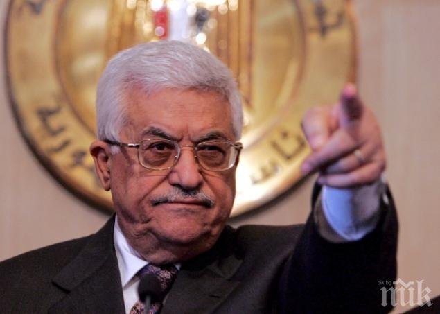 Махмуд Абас преговаря с израелския премиер