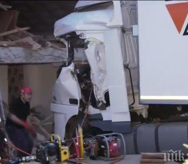 Шофьорът на тира-убиец от Лом е в добро сътояние