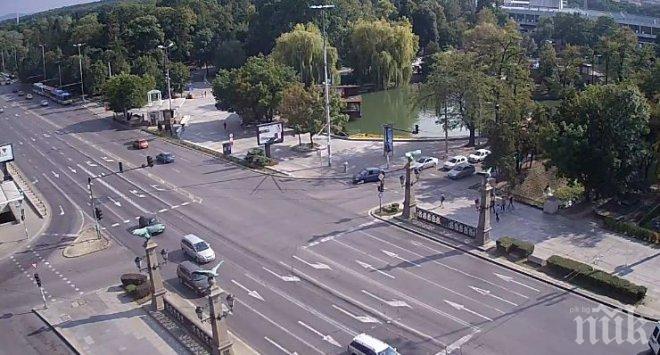 София опустя, но не съвсем