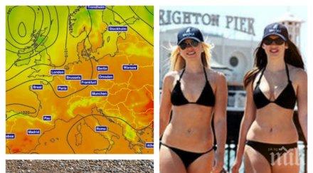 великобритания готви топлия септември години