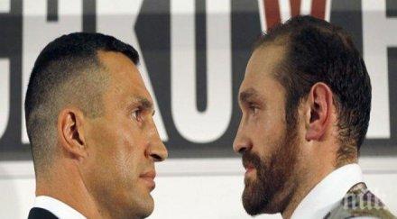 официално фюри кличко бият манчестър датата мача щаба влад заканиха