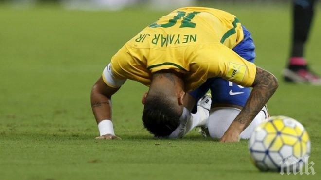 Неймар достигна Зико по голове за Бразилия