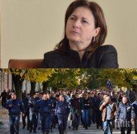 ИЗВЪНРЕДНО! Примката около Бъчварова се затяга: Полицаите отново на протест, пазят границата без пари и със скъсани дрехи