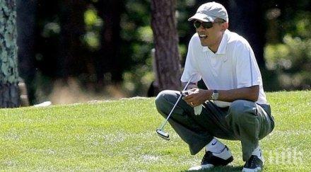 обама играе голф докато женева чакаше отговор сирийското регулиране