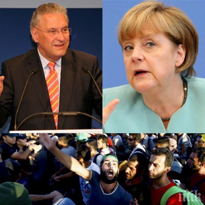 Бавария на бунт! Гонят мигрантите, скочиха и на Меркел