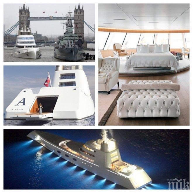 Ово е стандарт: Яхта на руски милиардер  за 300 милиона долара събра очите на лондончани 
