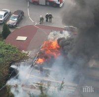 Пожар избухна в пицария в столичния квартал 