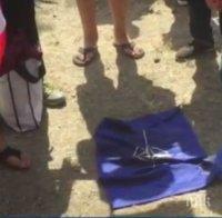 СКАНДАЛНО! Двама кандидат-президенти и стъпкано знаме на ЕС край 