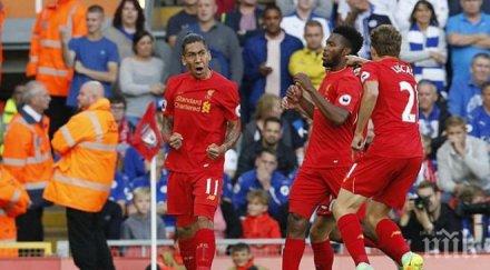 ливърпул прегази шампионите обновения анфийлд