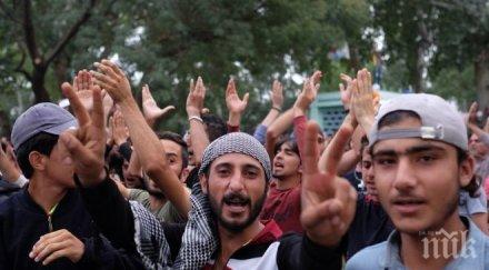 шок въздуха мигрант превърна ужас полет възгласи аллах акбар смъртта иде видео