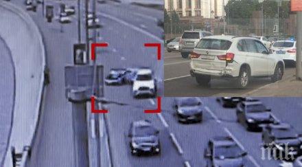 вижте става ламборджини удари джип бмв видео