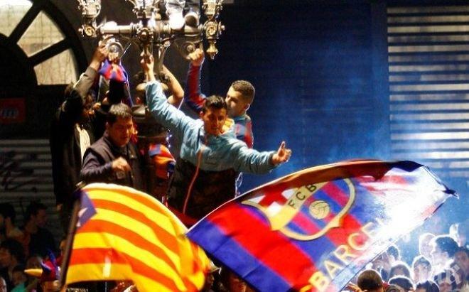 Барселона ще дразни УЕФА с 30 000 каталунски знамена
