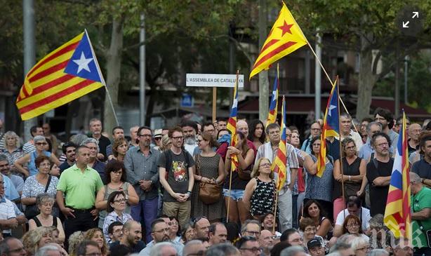 Стотици хиляди в Барселона демонстрираха за отделяне от Испания 