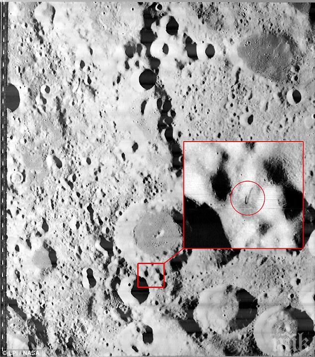 Сензационно: На Луната има странен обект, заснет още през 60-те години на миналия век (СНИМКИ)